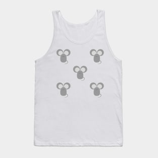 Five mice pattern Tank Top